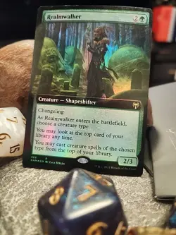 MTG Realmwalker - Extended foil art - Kaldheim #366 - Image 2