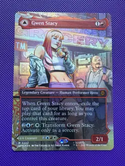 Gwen Stacy (0202) (Borderless) Marvel's Spider-Man Foil - Image 1