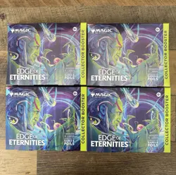 *NEW*Magic The Gathering Edge Of Eternities Collector Omega Booster Box Lot of 4 - Image 1