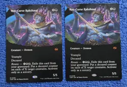 MTG 2x Rot-Curse Rakshasa (Borderless) Tarkir: Dragonstorm - Image 1