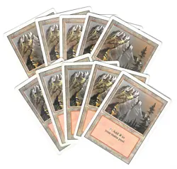 MTG 10 Mountain (A) Revised Basic Land - SAME ART - Magic - Image 1