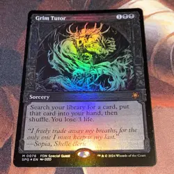 Grim Tutor X1 Mtg Foundations Special Guest Nm Foil - Image 1