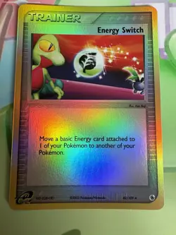 2003 Pokemon TCG Energy Switch Reverse Holo EX Ruby Sapphire 82/109 LP - Image 1