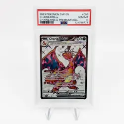 2023 POKEMON SVP EN-SV BLACK STAR PROMO #056 CHARIZARD EX PSA 10 - Image 1