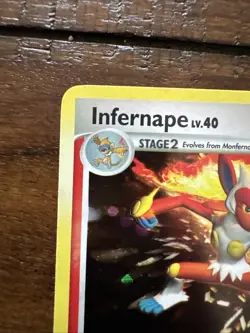 Pokemon Infernape 5/130 Diamond & Pearl Base Set Cosmos Holographic Rare - Image 2