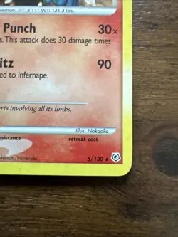 Pokemon Infernape 5/130 Diamond & Pearl Base Set Cosmos Holographic Rare - Image 5