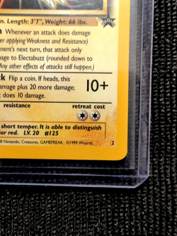 Pokemon TCG Electabuzz #2 Warner Bros Movie Black Star Promo Non-Holo Rare NM - Image 5