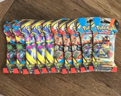 LOT OF 10- Pokemon Mega Evolution Single Sleeved Booster Pack NEW SEALED - Image 1
