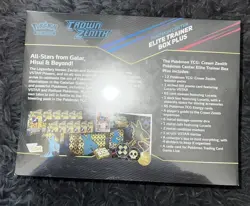 Pokemon Center Crown Zenith Elite Trainer Box Plus FACTORY SEALED ETB Plus - Image 2