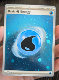 Pokemon 151 HD Cosmos Holo Basic Water Energy Master Set - Image 1