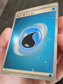 Pokemon 151 HD Cosmos Holo Basic Water Energy Master Set - Image 2