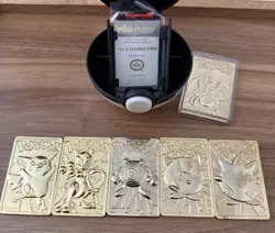 1999 Pokemon Burger King Gold Plated 23K / COMPLETE SET OF 6 - Image 2