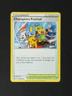 2022 Champion’s Festival World Championship Promo S-P English London Pokemon - Image 1