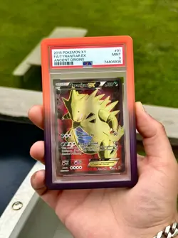 2015 PSA 9 Pokemon Full Art Tyranitar EX XY Ancient Origins 91/98 - Image 5