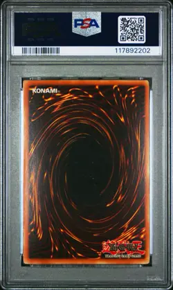 2002 Yu-Gi-Oh! Serpent Night Dragon Magic Ruler MRL Unlimited Secret Rare PSA 6 - Image 2
