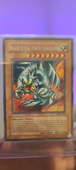 Blue Eyes Toon Dragon Secret Rare MRL-000 Unlimited - Image 1