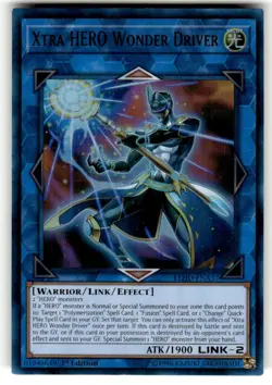 Yugioh! Xtra HERO Wonder Driver LEHD-ENA37 Ultra Rare 1st Edition NM - Image 1