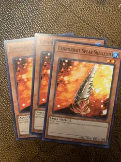 Yugioh - Cannonball Spear Shellfish - Invasion of Chaos 25th Anniv.x3 - Image 1