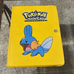 Pokemon Vtg Mudkip Binder Advanced Generation Collection Lot 2003 w/ Cards ! - Image 1