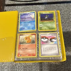 Pokemon Vtg Mudkip Binder Advanced Generation Collection Lot 2003 w/ Cards ! - Image 4