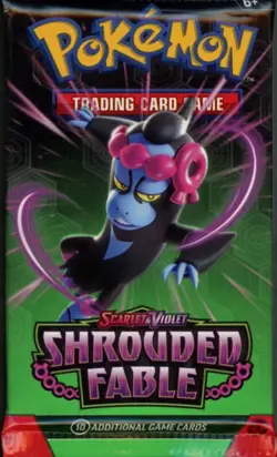 Pokemon Shrouded Fable Booster Pack - 10 Cards / Pack - Random Art - SEALED - Image 1