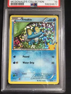 Pokemon Cards: McDonalds Collection Holo: Froakie 22/25: PSA 10 - Image 2