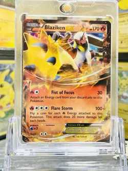 Blaziken EX XY54 Promo Rare Holo Pokemon Card Good Condition Never Played - Image 1