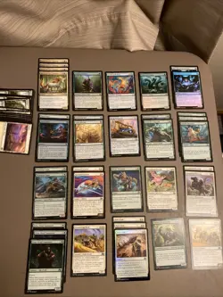 Green White Standard Legal MTG Custom 60 Card Deck Magic The Gathering - Image 1