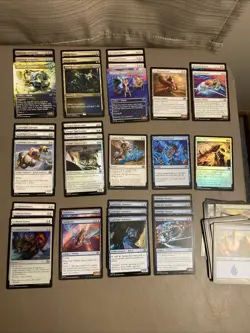 White Blue Artifact Standard Legal MTG Custom 60 Card Deck Magic The Gathering - Image 1