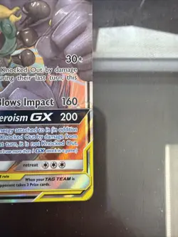 Pokemon TCG Marshadow & Machamp GX Holo Card 82/214 Sm-Unbroken Bonds - Image 2