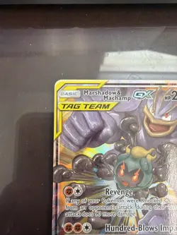 Pokemon TCG Marshadow & Machamp GX Holo Card 82/214 Sm-Unbroken Bonds - Image 4