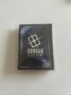 Gundam Card Game Official Card Sleeves EX Space Black 70 Count New Sealed - Image 1