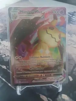Mimikyu VMAX Holo Pokemon Card 069/172 Brilliant Stars Series - Image 1