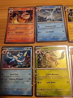 Prismatic Evolutions Costco 8 Mini Tin Cosmos Promo Cards SET - Image 2