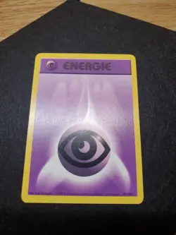 Pokemon 101/102 Card Game Energie Base Set Unlimited German Psychic Energy - Image 1