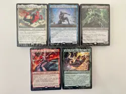 MTG x Spiderman Welcome Decks Full Set [All 5 Colors/30-Card Decks] Sealed - New - Image 1