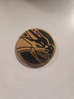 Pokemon Trading Card Games Charizard Gold Plastic Coin Japanese - Image 1