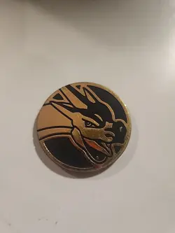 Pokemon Trading Card Games Charizard Gold Plastic Coin Japanese - Image 2