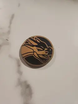 Pokemon Trading Card Games Charizard Gold Plastic Coin Japanese - Image 5