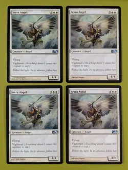 Serra Angel x4 Magic 2013 M13 4x Playset Magic the Gathering MTG - Image 1