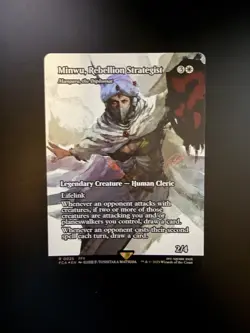 MTG Final Fantasy English Minwu, Rebellion Strategist Showcase 0025 Foil - Image 1