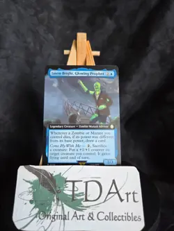 JASON BRIGHT, GLOWING PROPHET ~ NM ~ MTG Magic - 0376 PIP Fallout EXTENDED Art - Image 1