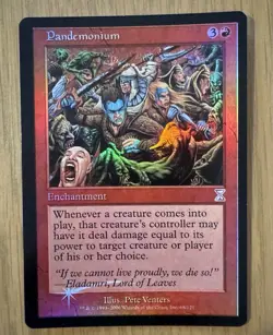 MTG Pandemonium Time Spiral Foil LP/NM - Image 1