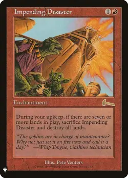 Impending Disaster Light Play, English Magic the Gathering MTG Mystery Booster - Image 1
