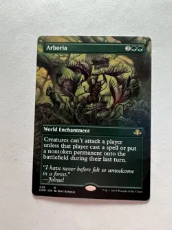 MTG Arboria Extended Borderless Dominaria Remastered Magic the Gathering NM - Image 1