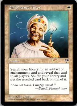 2010 Magic the Gathering V Enlightened Tutor Box/Rare #A6 - Image 1