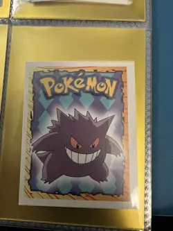 1999 Merlin Pokemon Gengar Sticker #94 Topps - Image 1