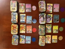 Pokemon Prismatic Evolutions Costco Mini Tin Cosmo Promos & Tins (8) - NO PACKS - Image 2
