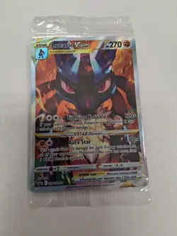 Lucario VSTAR SWSH291 SWSH: Sword & Shield Promo Cards Holo Sealed Pokemon Card - Image 1