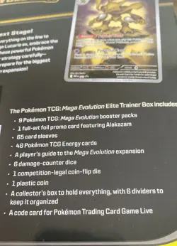 New Pokemon TCG Mega Evolution Elite Trainer Box (Gardevoir) ETB Sealed - Image 4